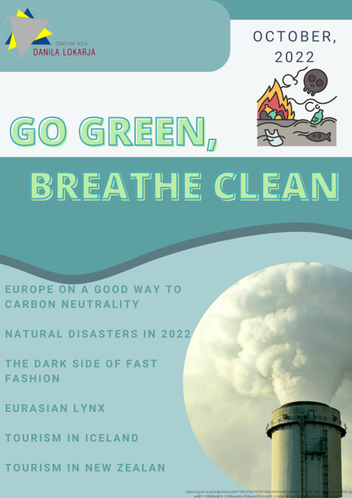 Go Green, Breathe Clean 9/4 - 1